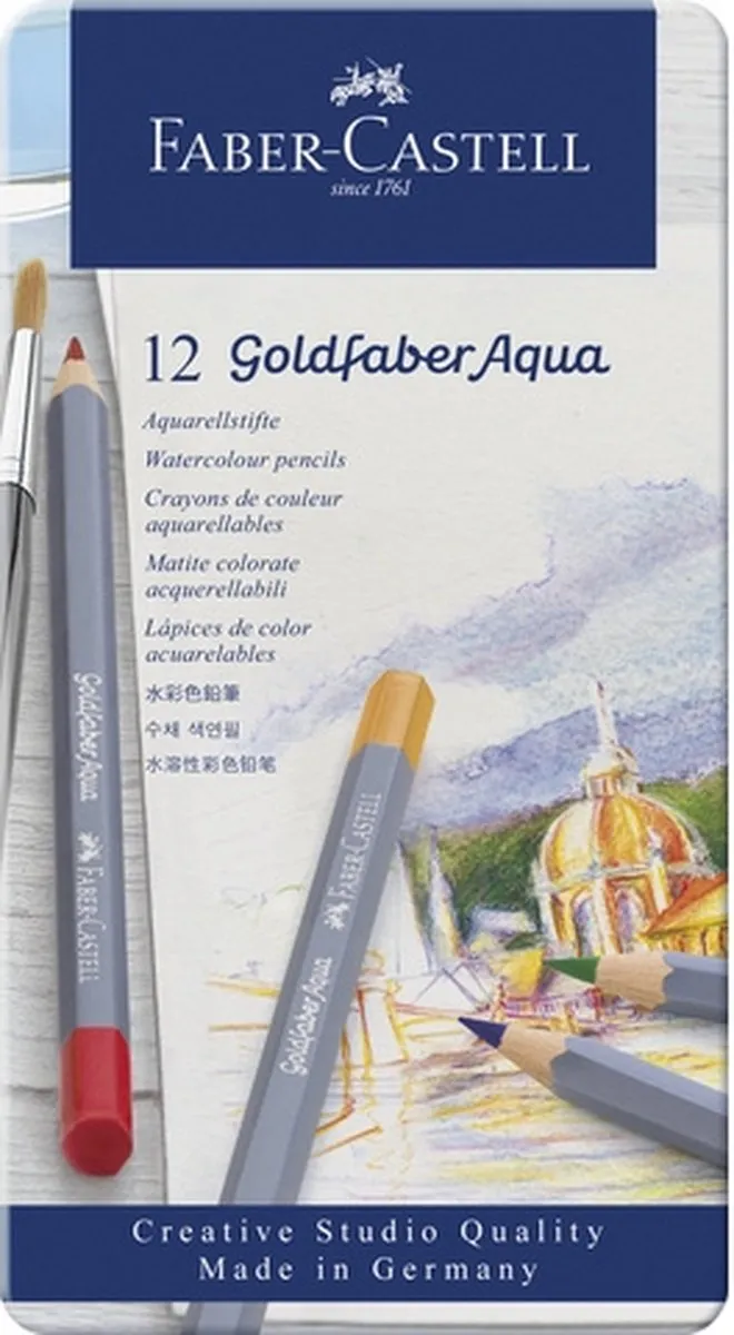 Faber-Castell Goldfaber Aquarel Kleurpotlood - 12 Stuks