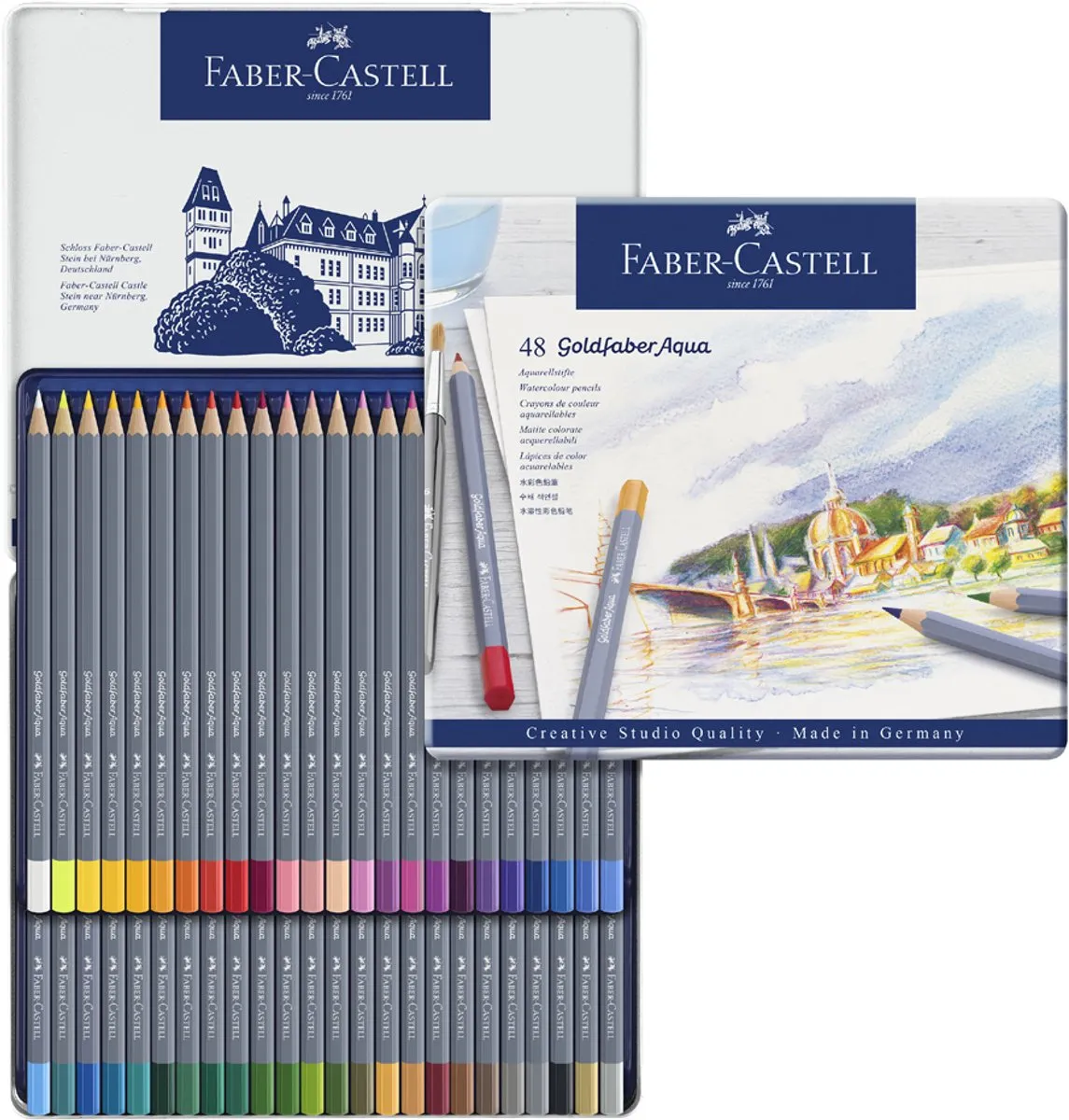 Faber-Castell Goldfaber Aquarel Kleurpotlood - 12 Stuks - afbeelding 6 van 6
