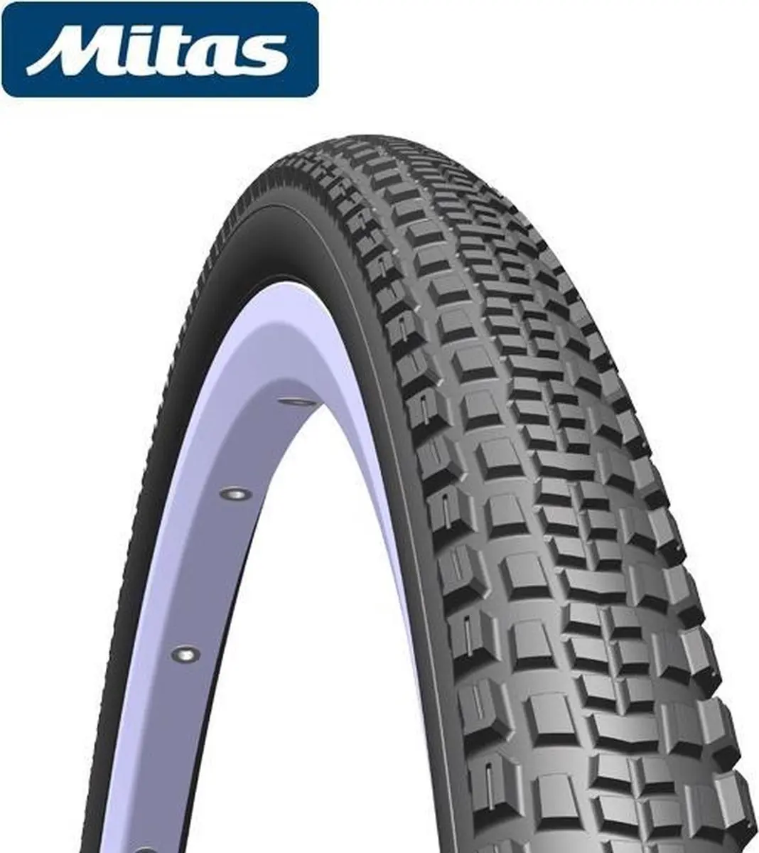 Mitas X-road Tlr 700x33c Vouwband Supra Zwart - afbeelding 2 van 2