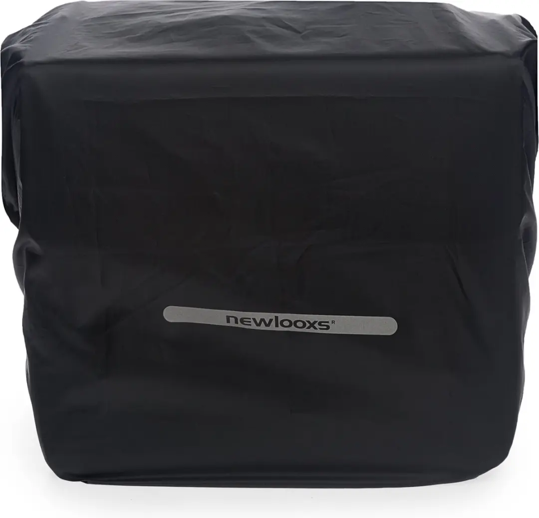 New Looxs Regenhoes Fietstassen Dubbel - Zwart - afbeelding 4 van 4