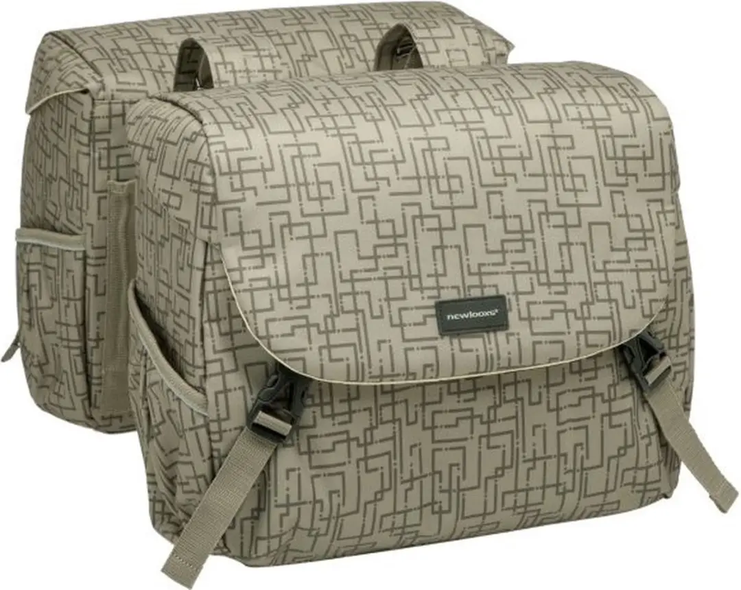 New Looxs Ivy Mondi Joy Dubbele Fietstas 38L - Walnoot
