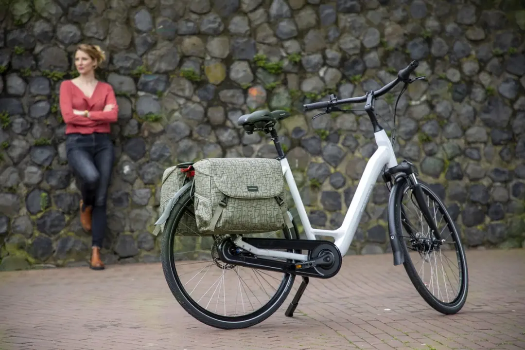 New Looxs Ivy Mondi Joy Dubbele Fietstas 38L - Walnoot