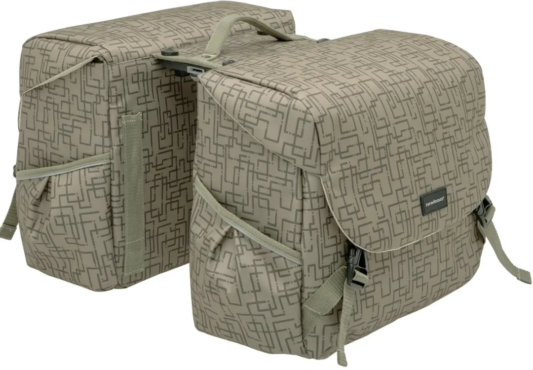 New Looxs Ivy Mondi Joy Dubbele Fietstas 38L - Walnoot - afbeelding 6 van 6