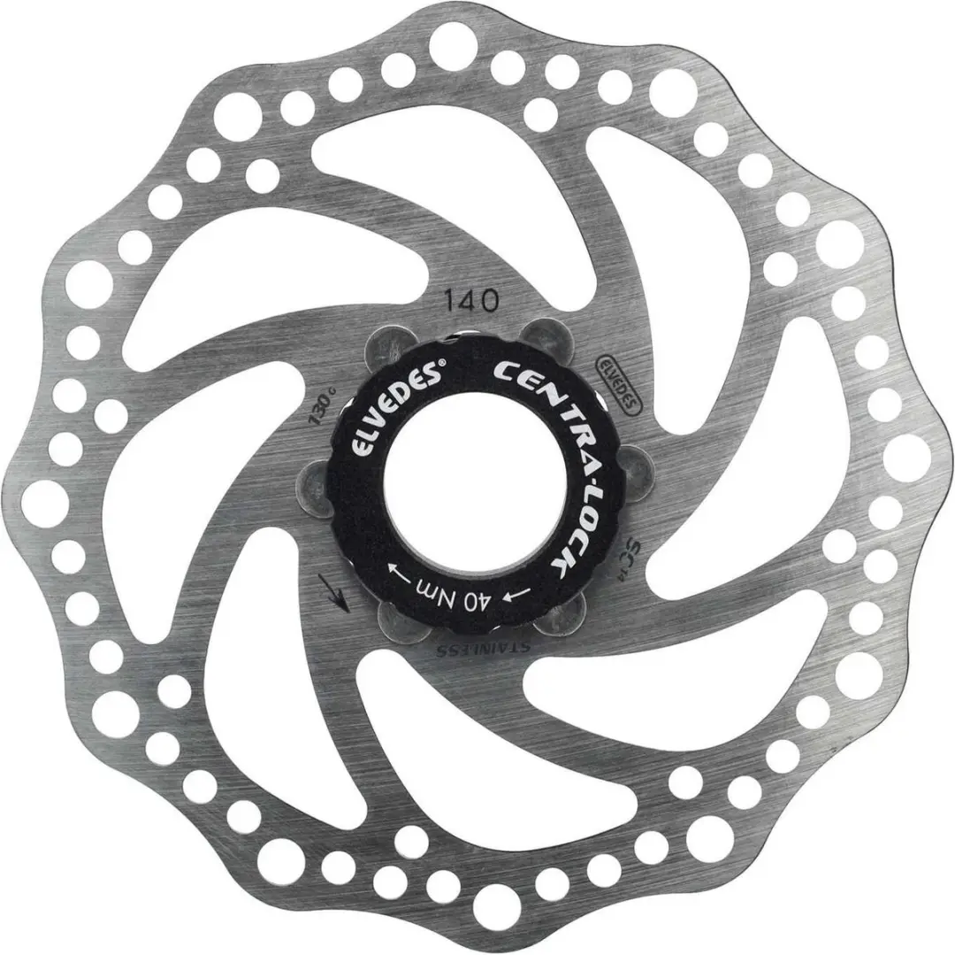Elvedes SC14 Fiets Remschijf - Ø140mm Center Lock - RVS Grijs - afbeelding 4 van 4