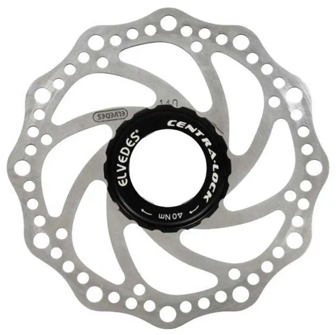 Elvedes SC14 Fiets Remschijf - Ø140mm Center Lock - RVS Grijs - afbeelding 3 van 4