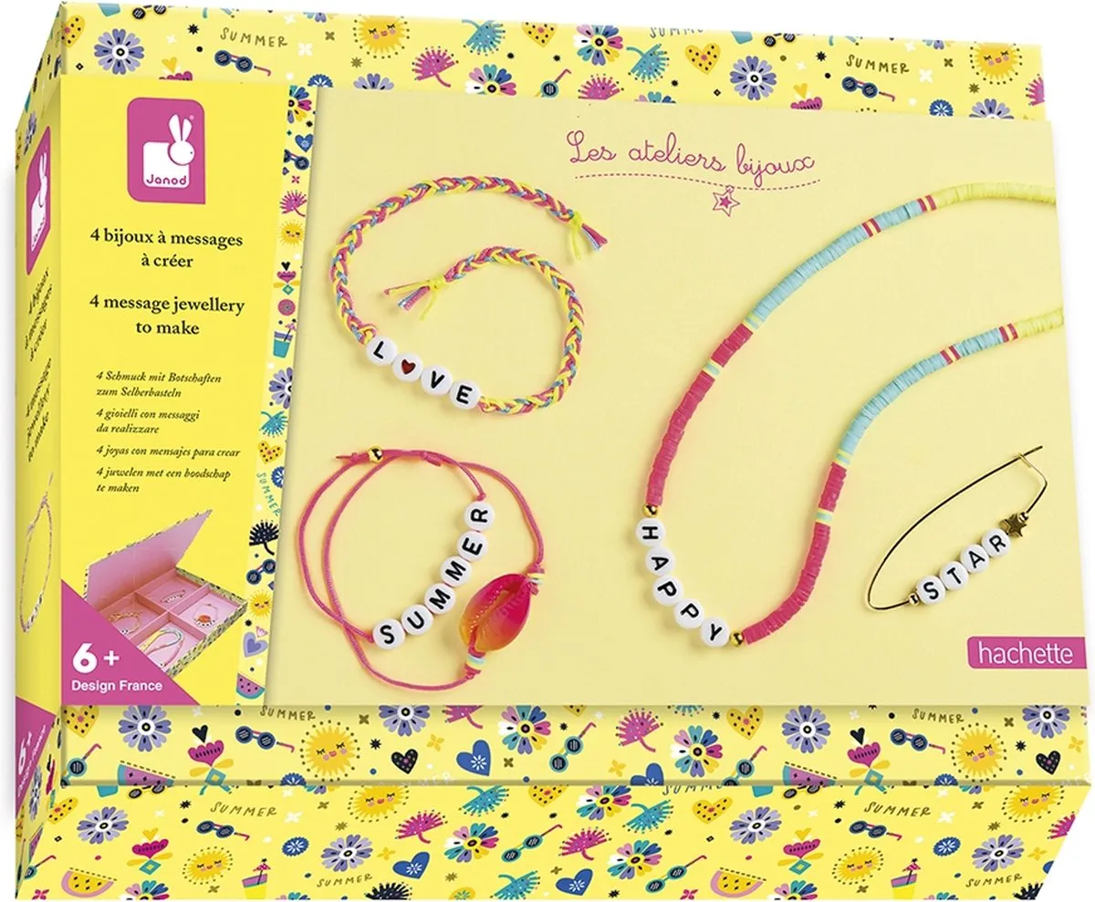 Janod Atelier Bijoux Tekstbandjes Maken