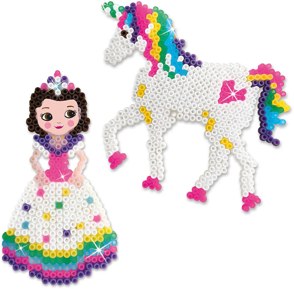 SES Creative Beedz Unicorns & Prinsessen Strijkkralen - 2100 Stuks