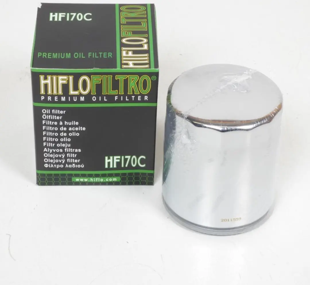 HifloFiltro Motorolie Filter - Harley Davidson 1200 XL C Sportster 1999-2015 - Chromé - afbeelding 4 van 6