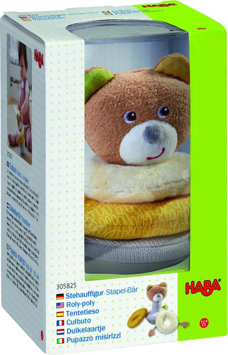 Haba Tuimelaar Stapelbare Beer Junior Multicolor