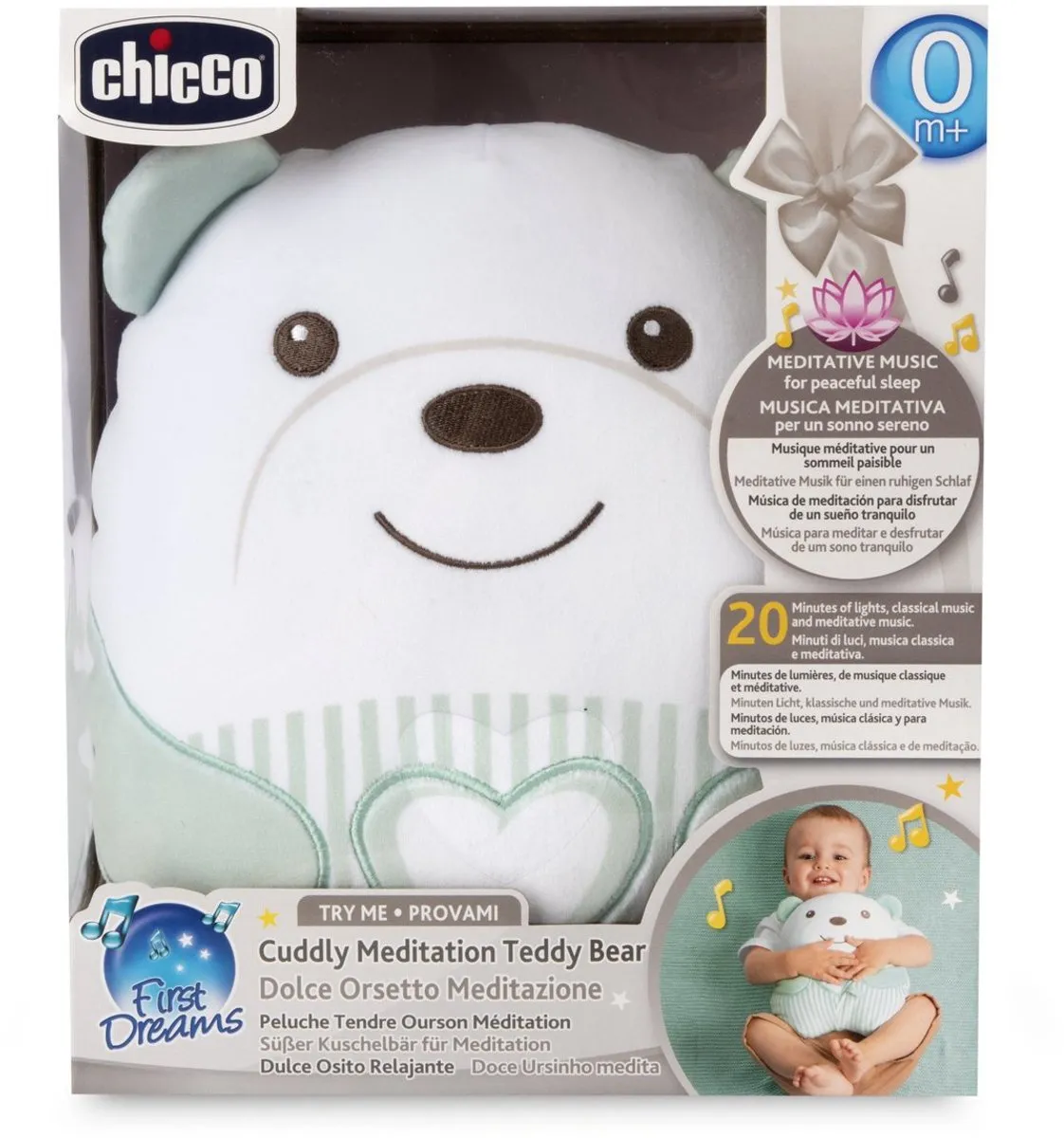 Chicco Warmende Knuffelbeertje - Groen