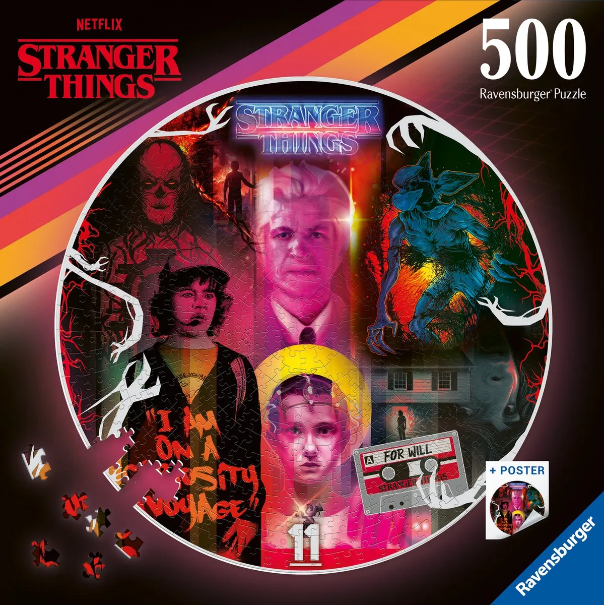 Ravensburger Stranger Things Legpuzzel 500 Stuks - 12001227