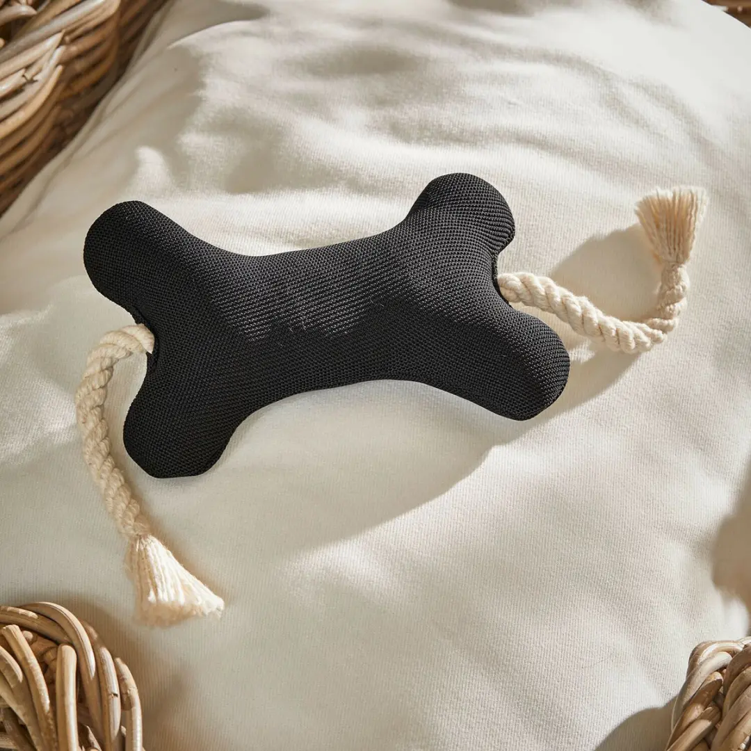 Loberon Huisdierenspeeltje Wuffsy - Blauw/Crème - afbeelding 2 van 4
