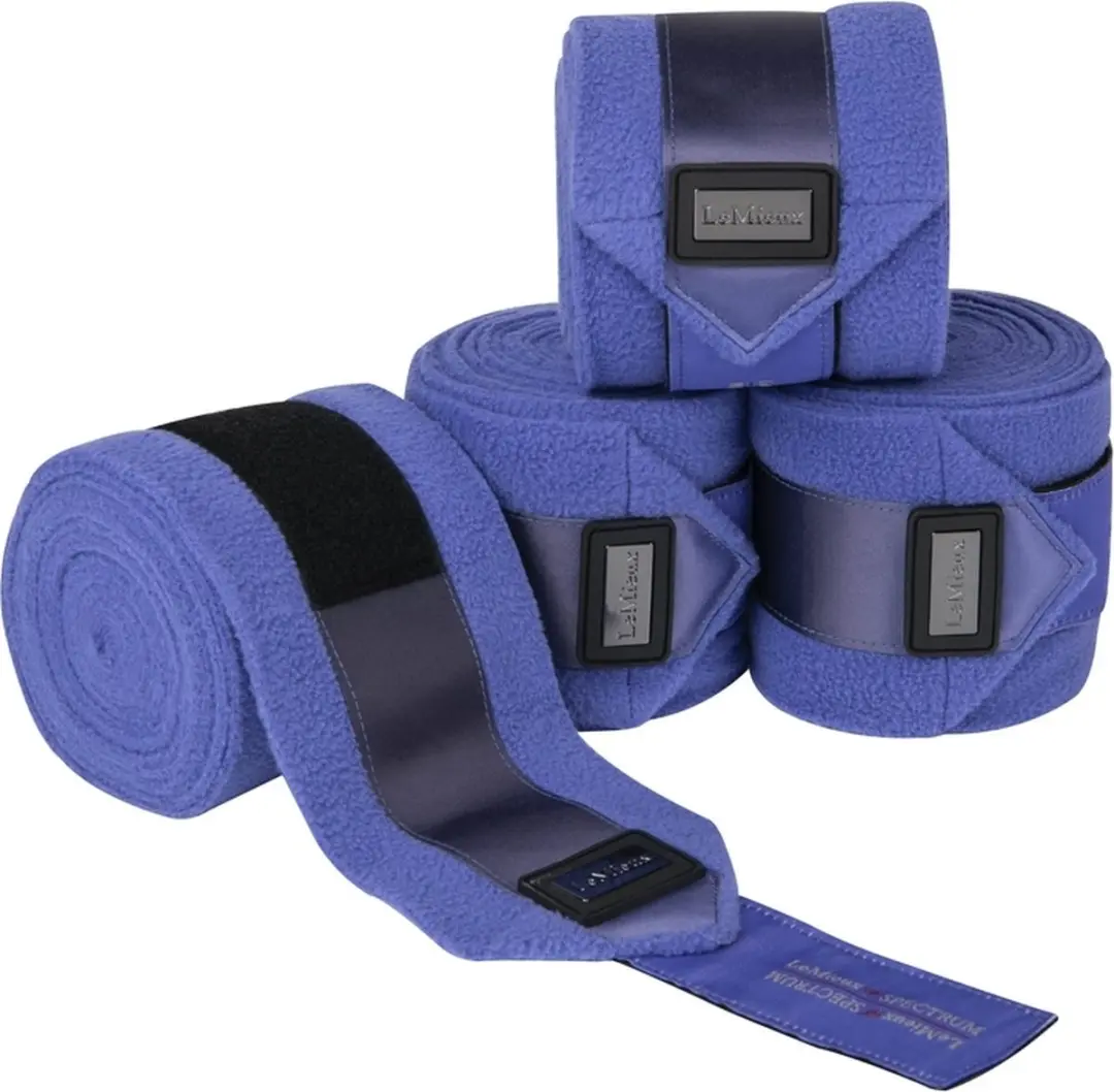 Lemieux Spectrum Polo Bandages - Navy/Bluebell L - 4 Stuks - afbeelding 4 van 4