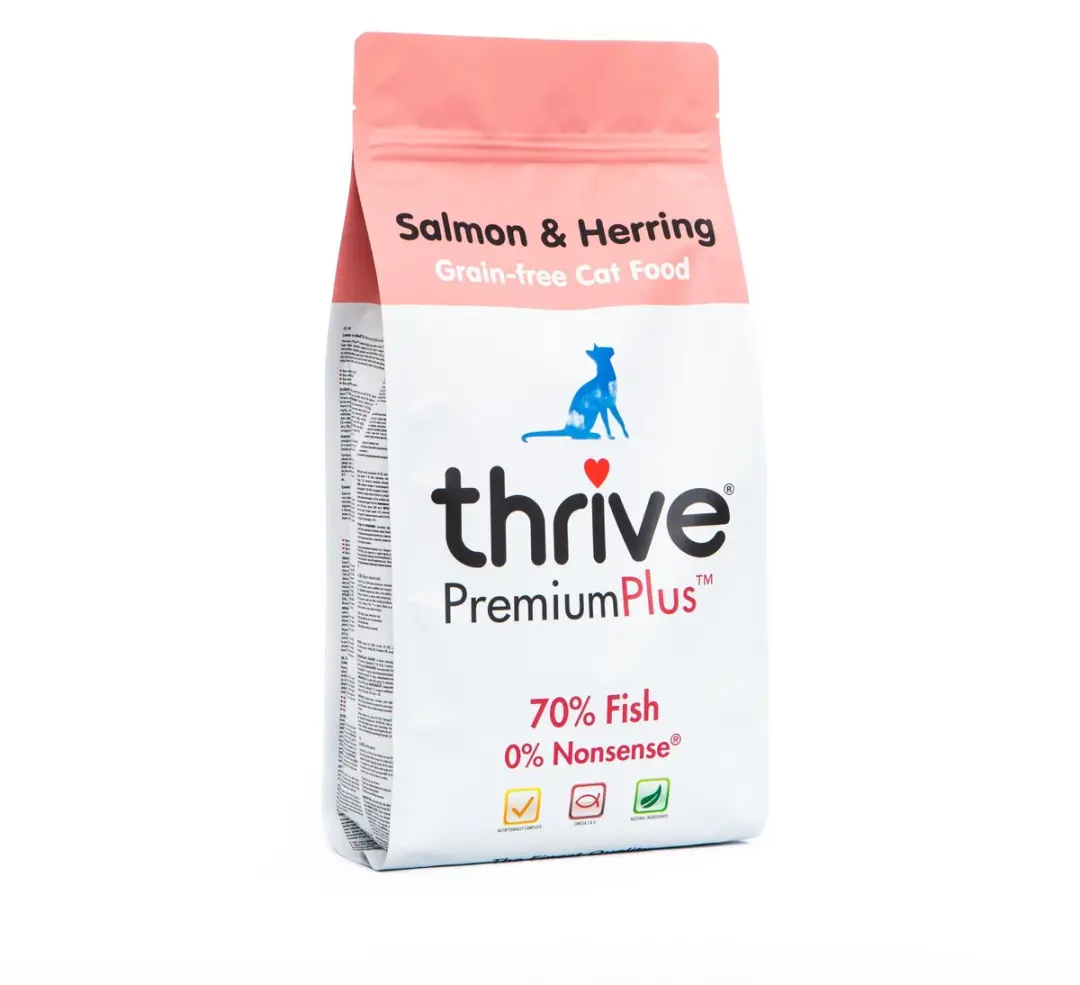 Thrive PremiumPlus kattenvoeding Zalm en haring 1,5 kg