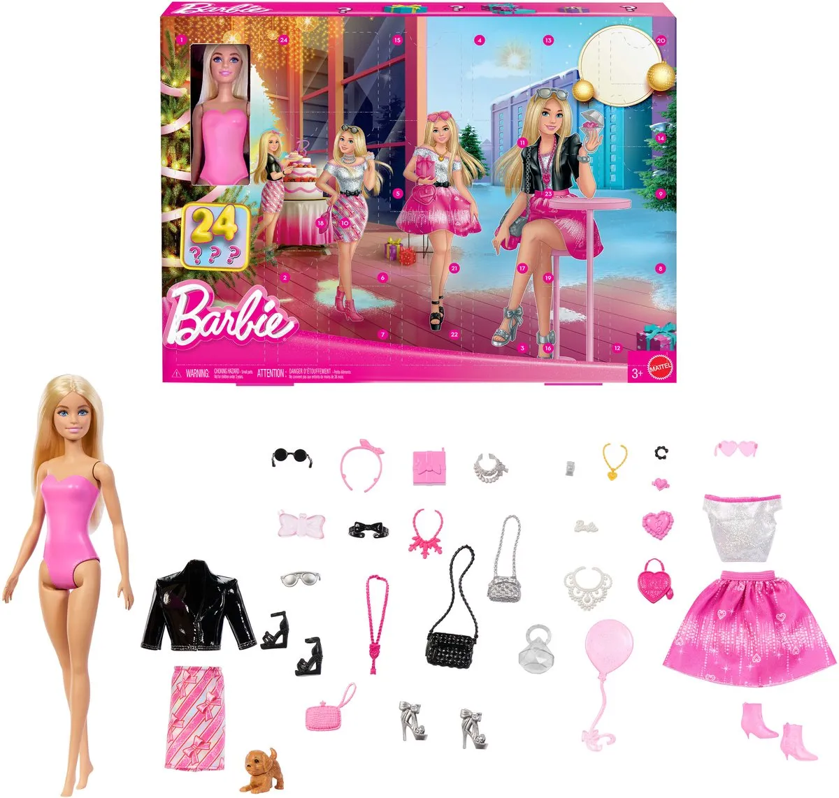 Mattel Fantastische Adventskalender Roze