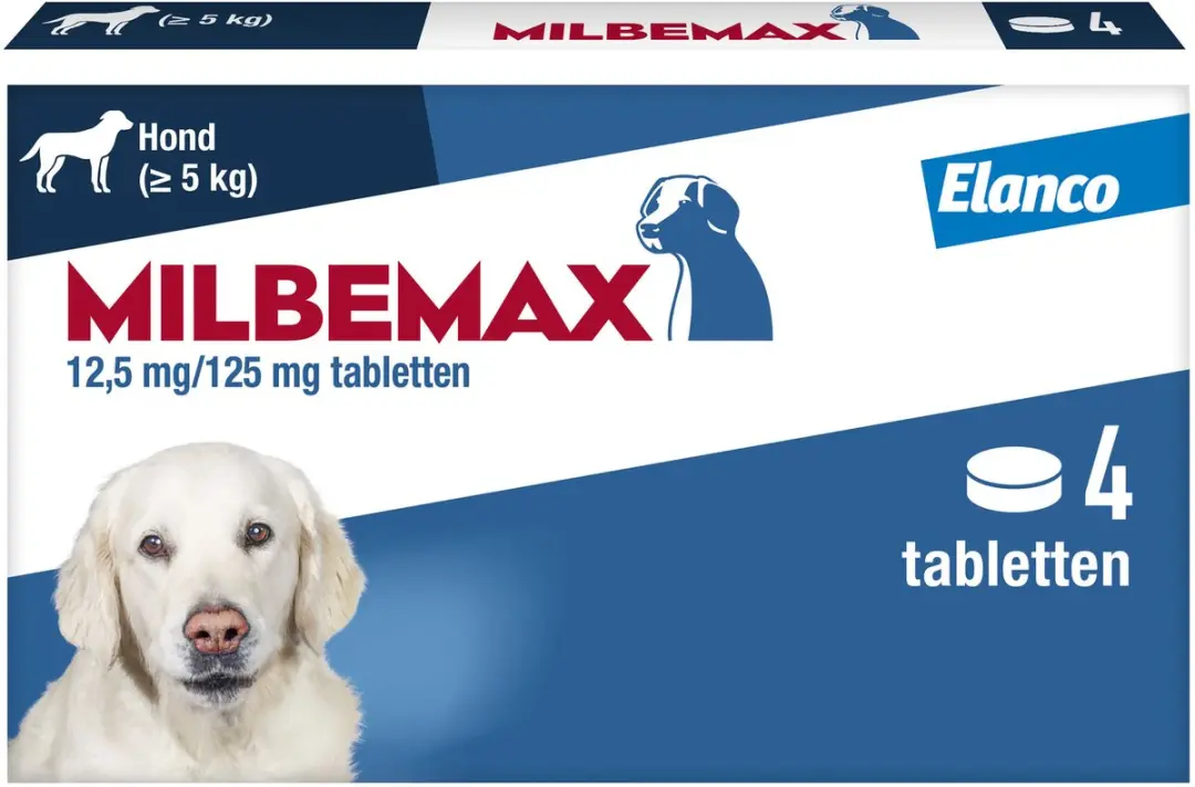 Milbemax Hond Anti-wormenmiddel 4 tabletten - 10-75 kg