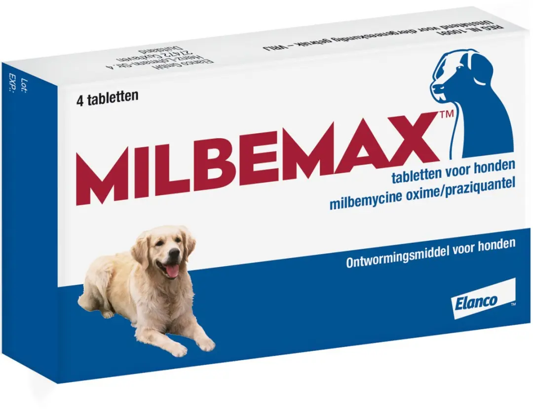 Milbemax Hond Anti-wormenmiddel 4 tabletten