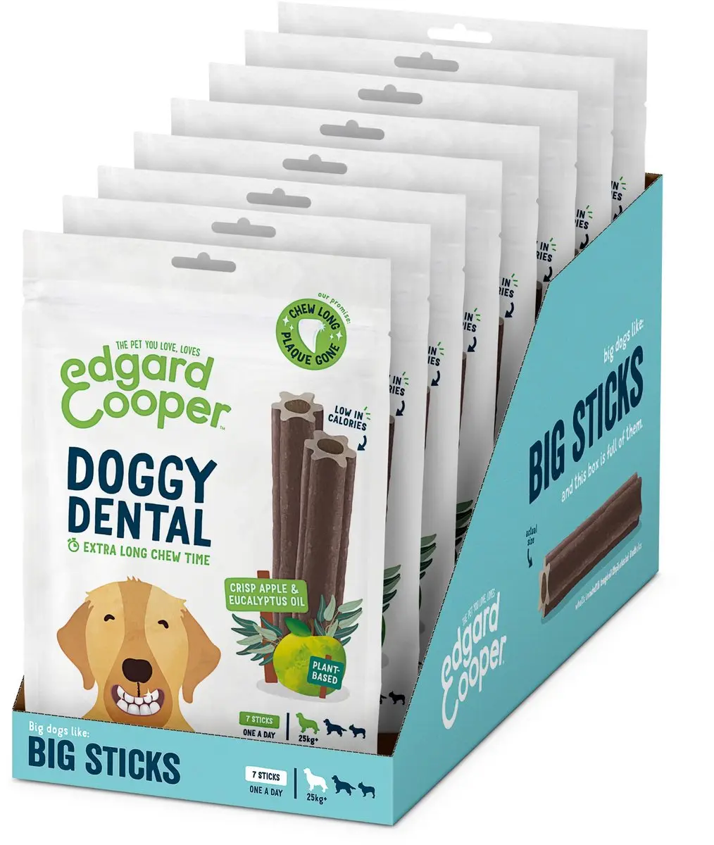 Edgard & Cooper Doggy Dental Appel Hondensnacks