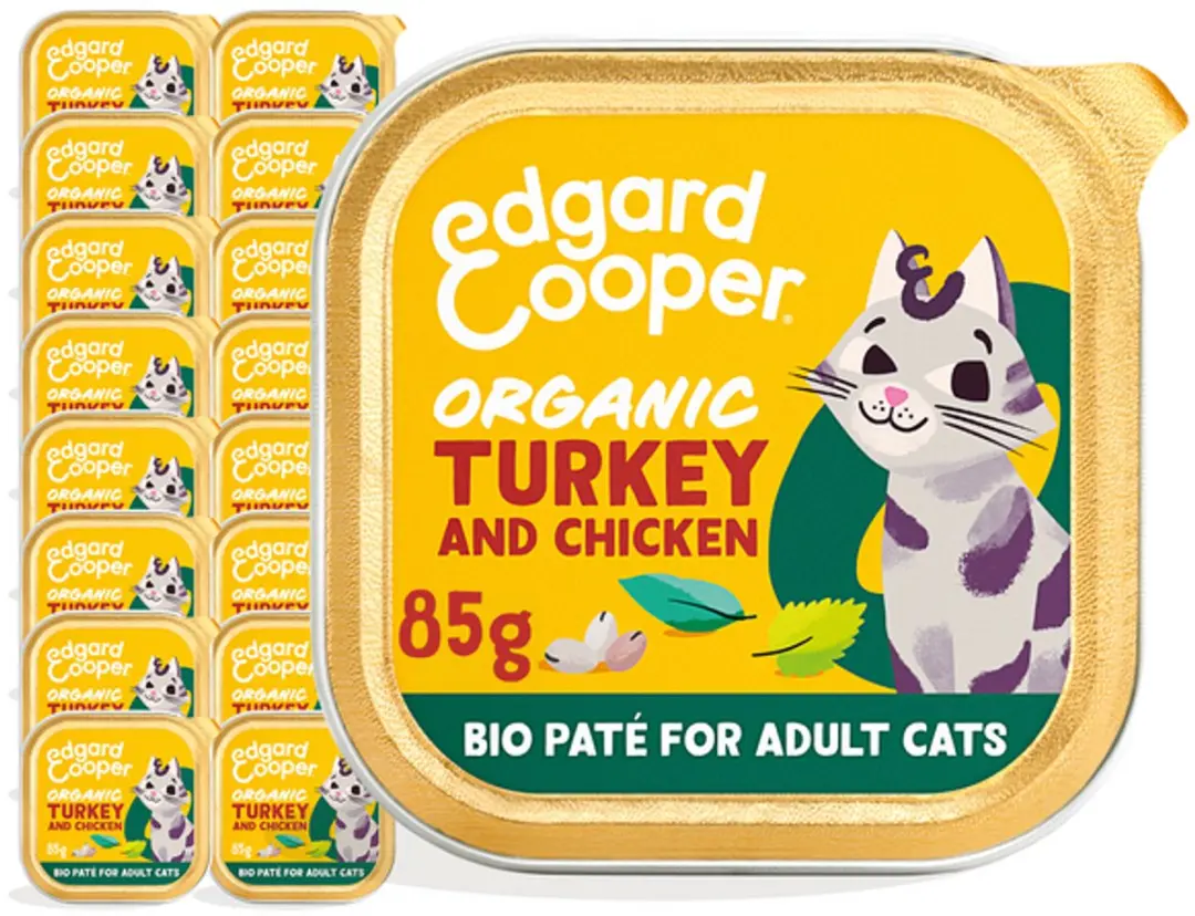 Edgard & Cooper Biologische Paté Kalkoen Kat