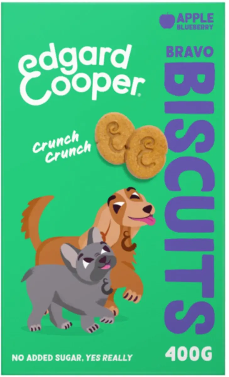 Edgard & Cooper Adult Biscuit Appel & Blueberry 400g