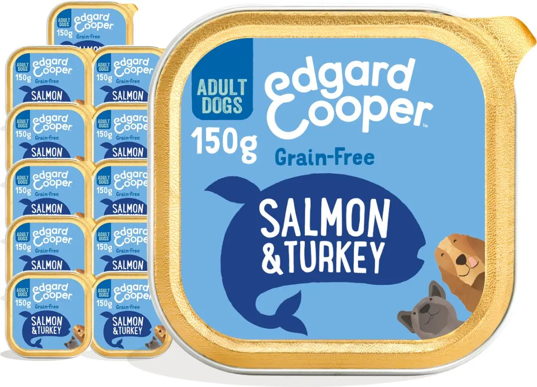 Edgard & Cooper Kuipje Natvoer Honden Zalm & Kalkoen