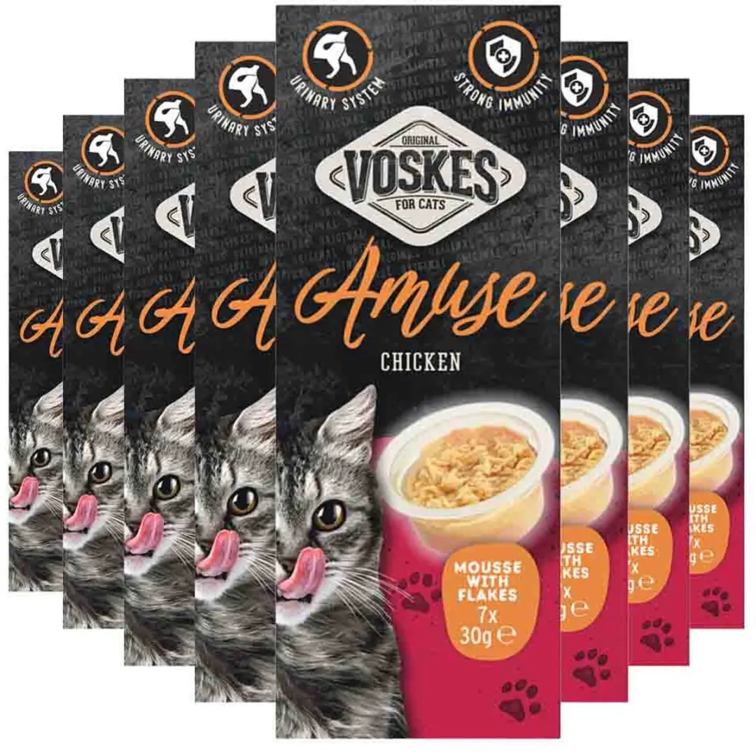 Voskes Kattensnack Mousse Kip