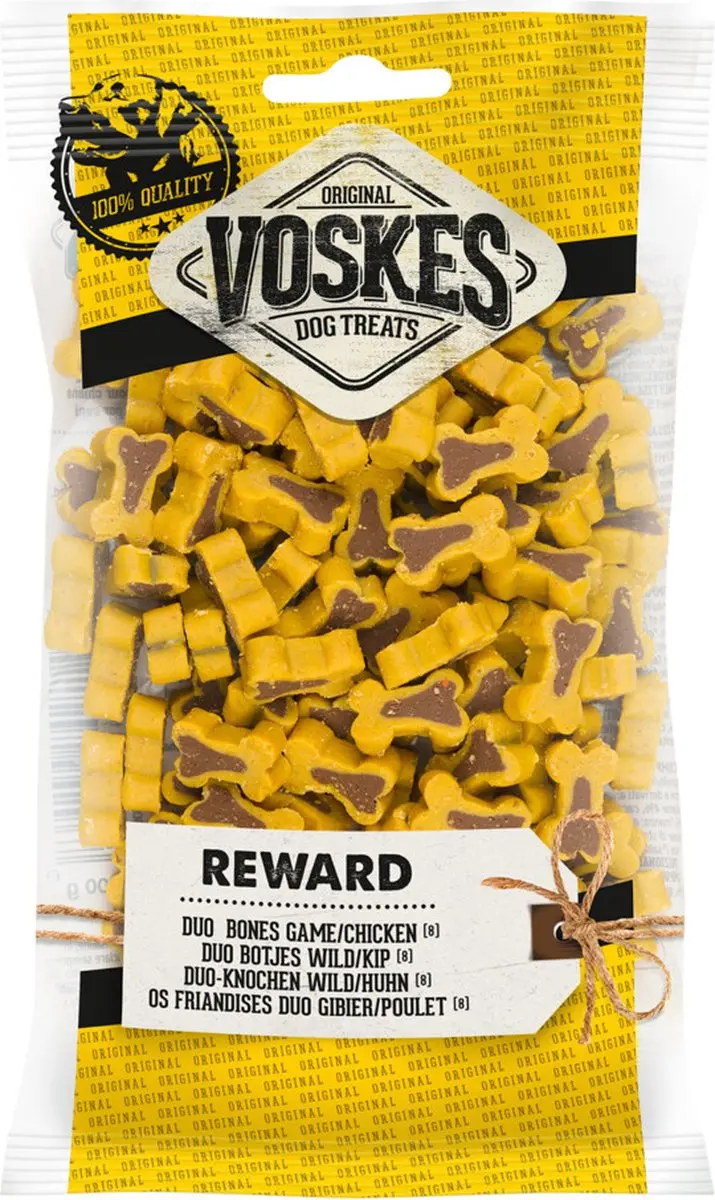 Voskes Hondensnacks Training Wild & Kip - 2,8kg Voordeelverpakking