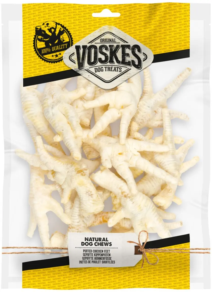 Voskes Gepofte Kippenpoten Hondensnacks