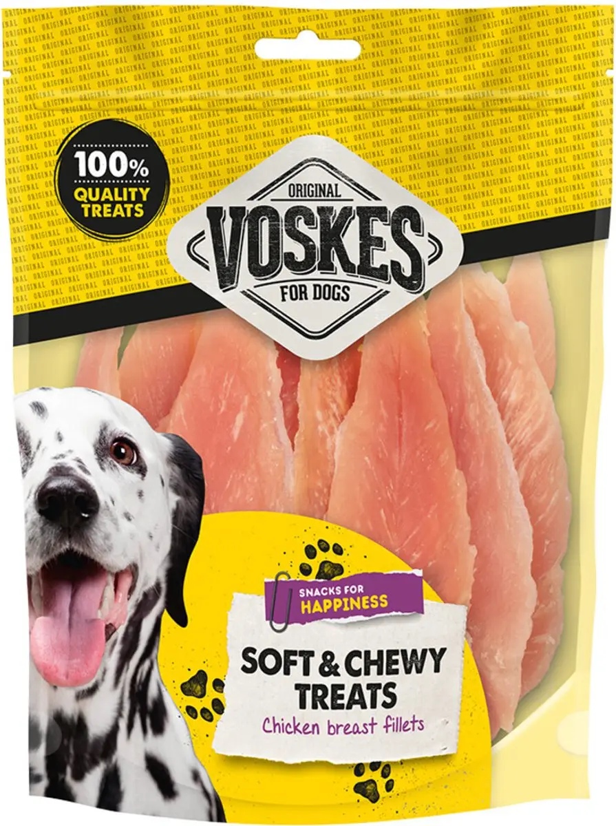Voskes Hondensnack Kippenborst 400g