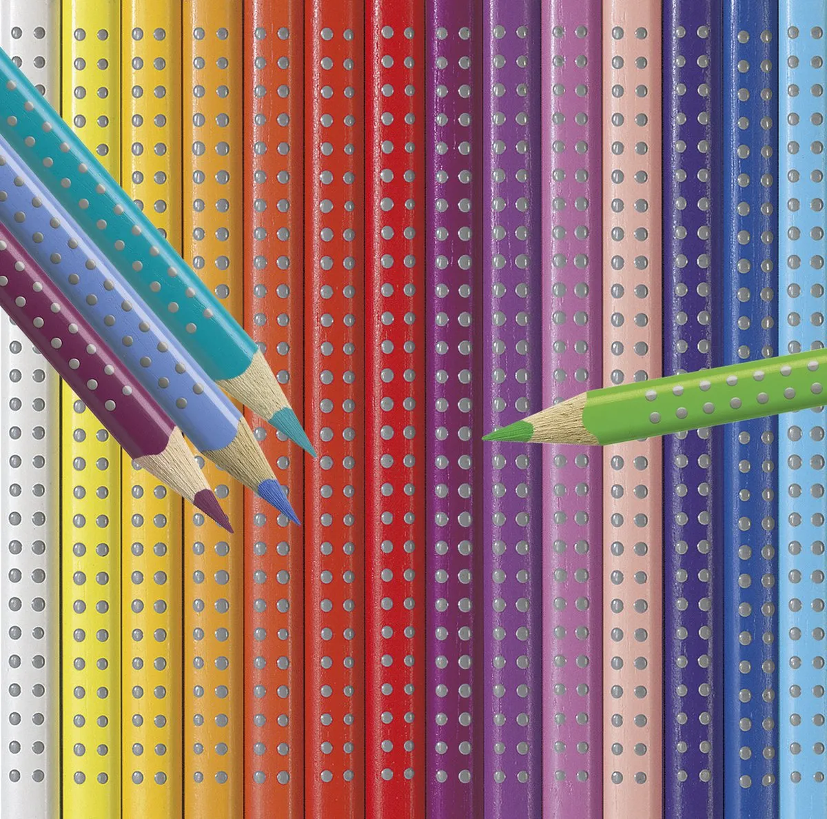 Faber-Castell Colour Grip FC-112406 Kleurpotloden - 6 Stuks
