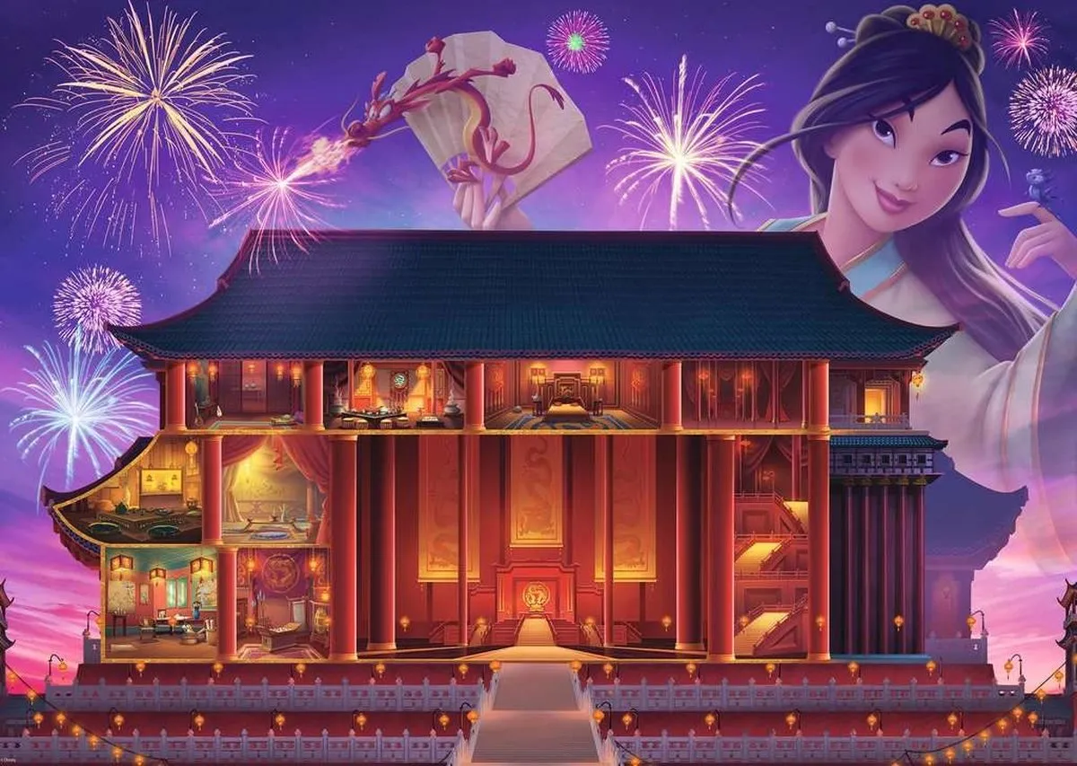 Ravensburger Disney Castles Mulan Puzzel 1000 Stuks