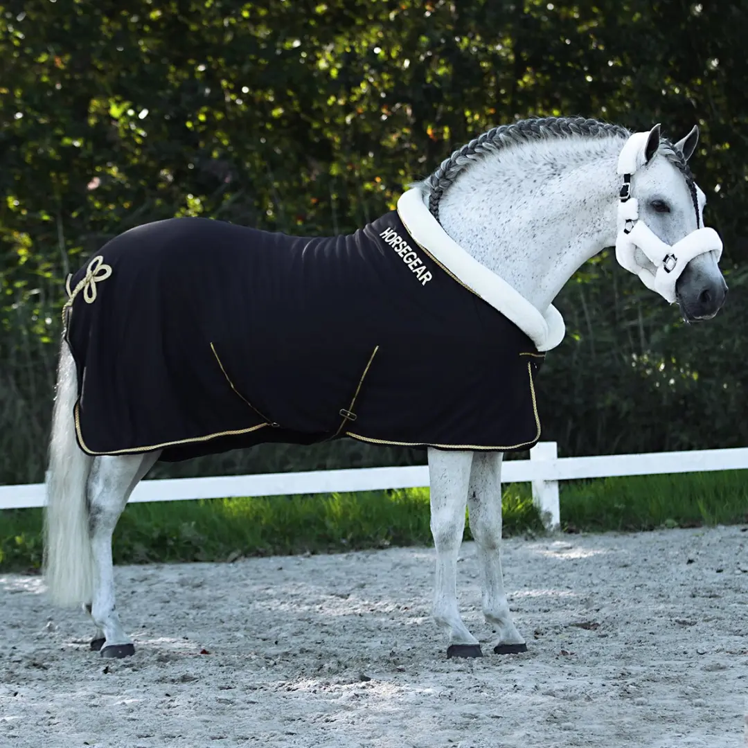 Horsegear Zweetdeken Lyx 130cm - Zwart