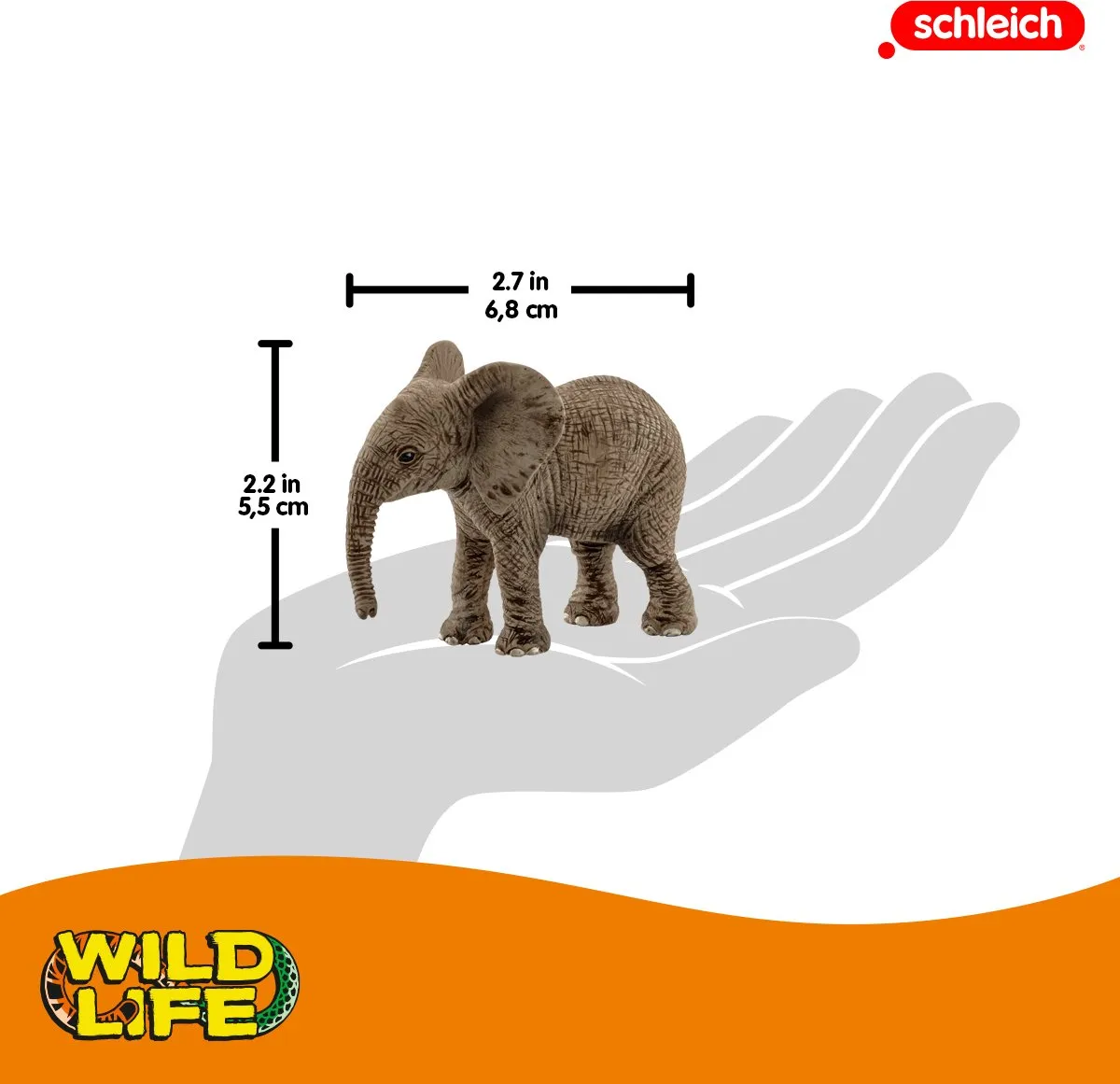 Schleich Afrikaanse Olifantenbaby Speelfiguur 14763