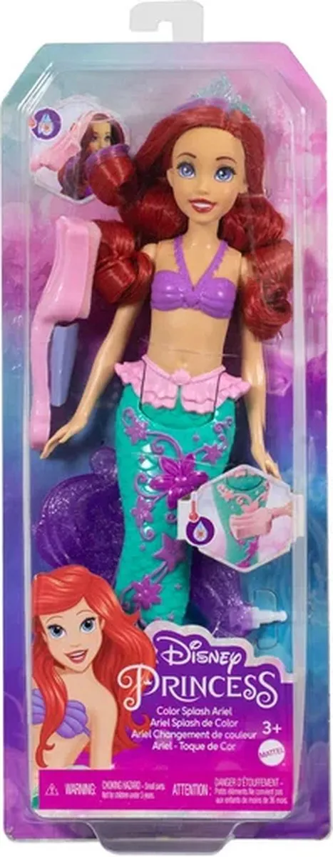 Disney Princess Ariël Pop Kleurexplosie Zeemeerminpop HLW00 - Multikleur