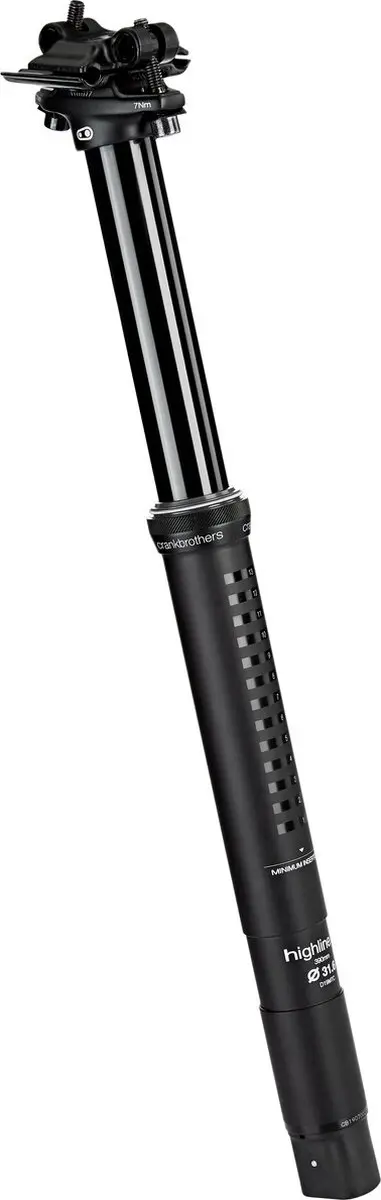 Crankbrothers Highline 7 Zadelpen 31.6mm - Zwart - afbeelding 5 van 5