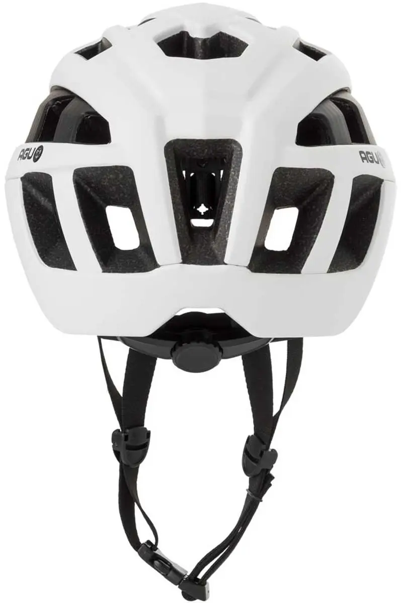 AGU Sleek Fietshelm Wit - 58-61cm - 10 Ventilatieopeningen