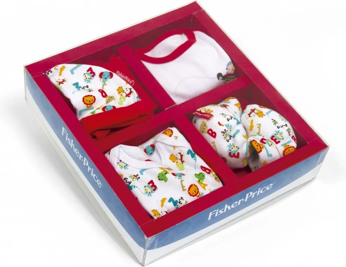 Fisher-price Babykleding In Giftbox 5-delig