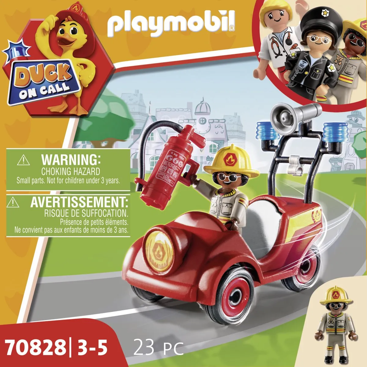 Playmobil Duck on Call Mini-brandweerwagen 70828