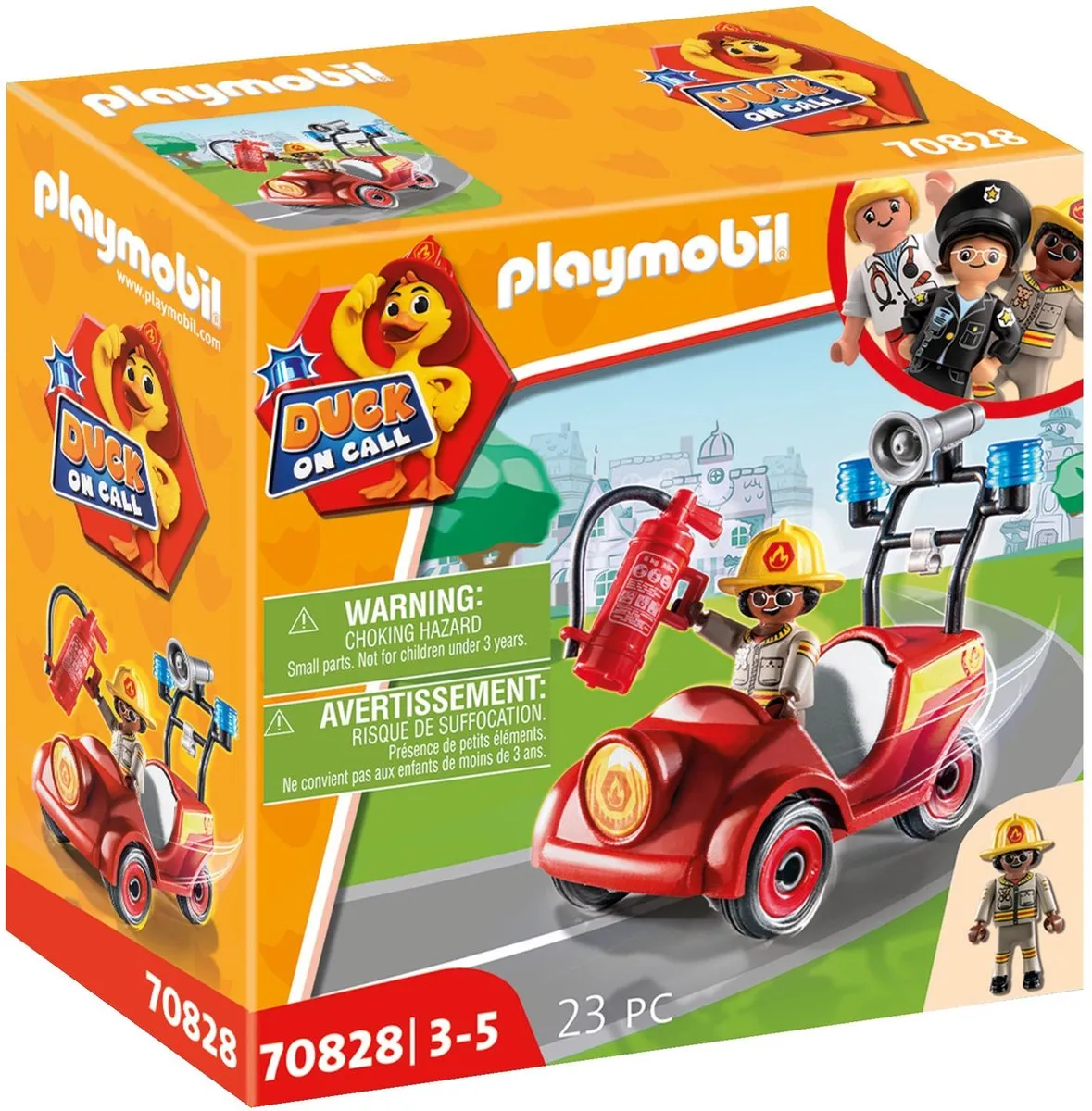 Playmobil Duck on Call Mini-brandweerwagen 70828