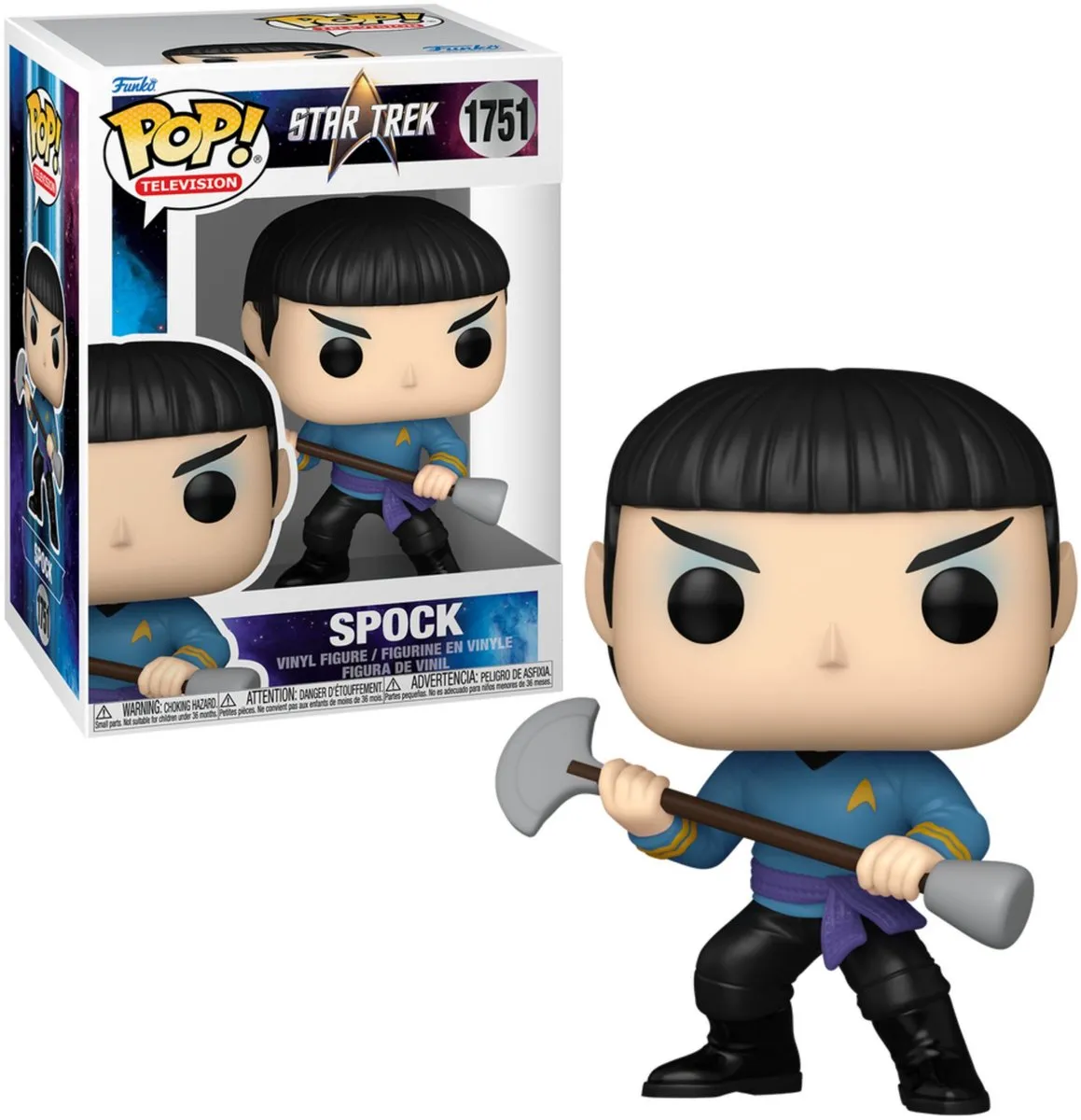 Funko Pop! Star Trek Spock #1751 - Multicolor