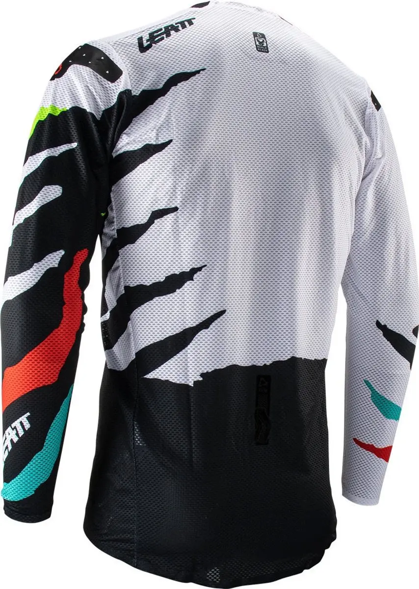 Leatt Moto 5.5 UltraWeld V23 Motocross Jersey - M - Zwart/Blauw/Wit/Rood - afbeelding 2 van 4