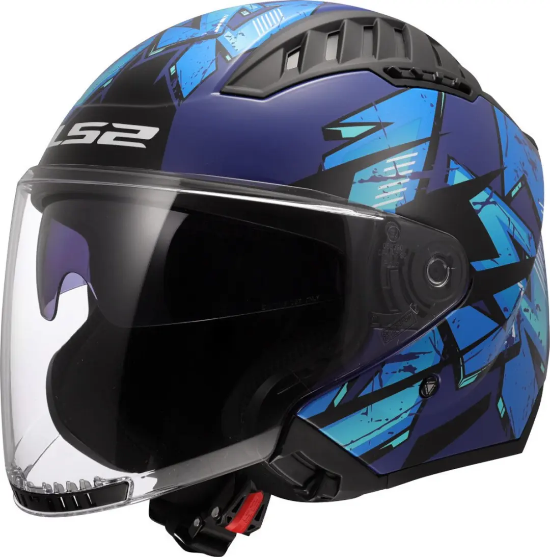 LS2 Helm Copter II Kanji OF600 blauw maat L