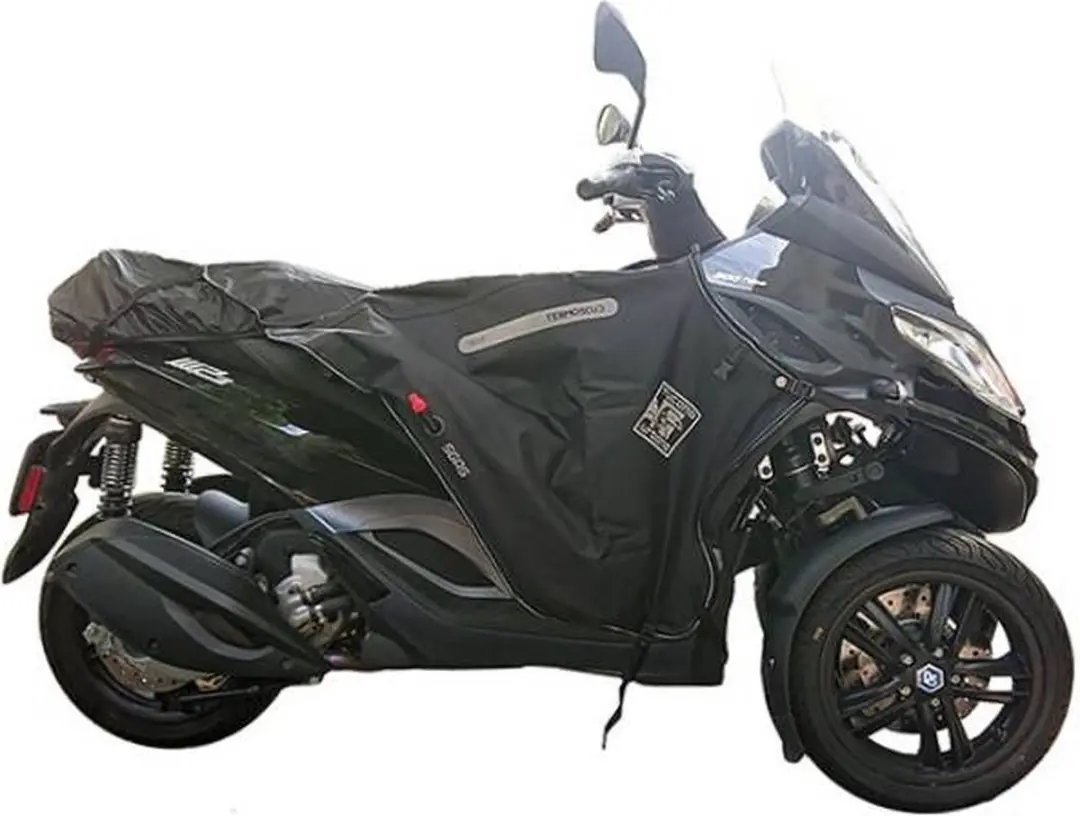 Tucano Urbano Thermoscud R207X Beenkleed - Piaggio MP3 HPE Yourban 300 - Zwart
