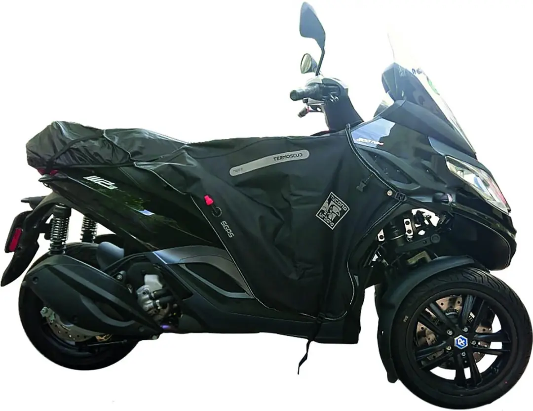 Tucano Urbano Thermoscud R207X Beenkleed - Piaggio MP3 HPE Yourban 300 - Zwart