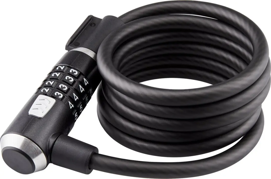 Kryptonite KryptoFlex 1018 CC Fiets Kabel 180cm - Cijferslot - Zwart