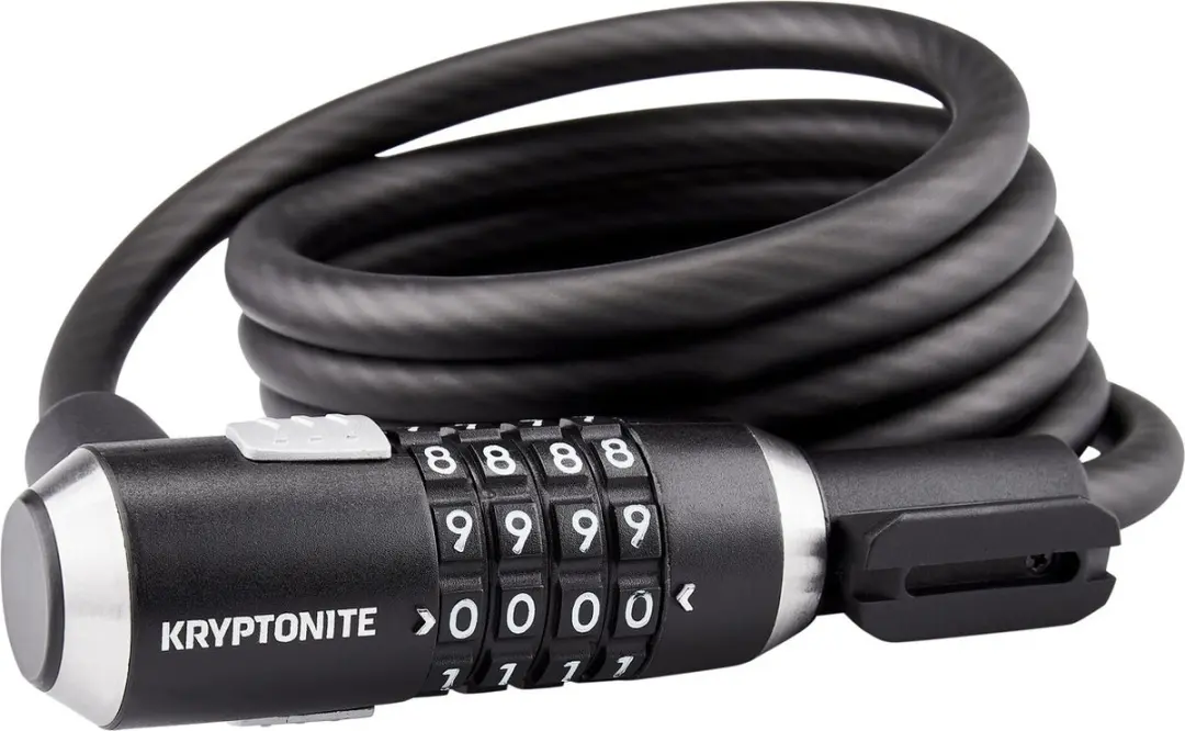 Kryptonite KryptoFlex 1018 CC Fiets Kabel 180cm - Cijferslot - Zwart