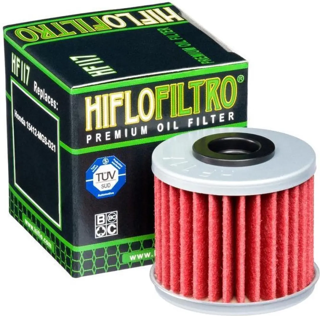 Filtre à huile Hiflofiltro pour Scooter Honda 750 X-Adv 2017 à 2025 HF117 Neuf