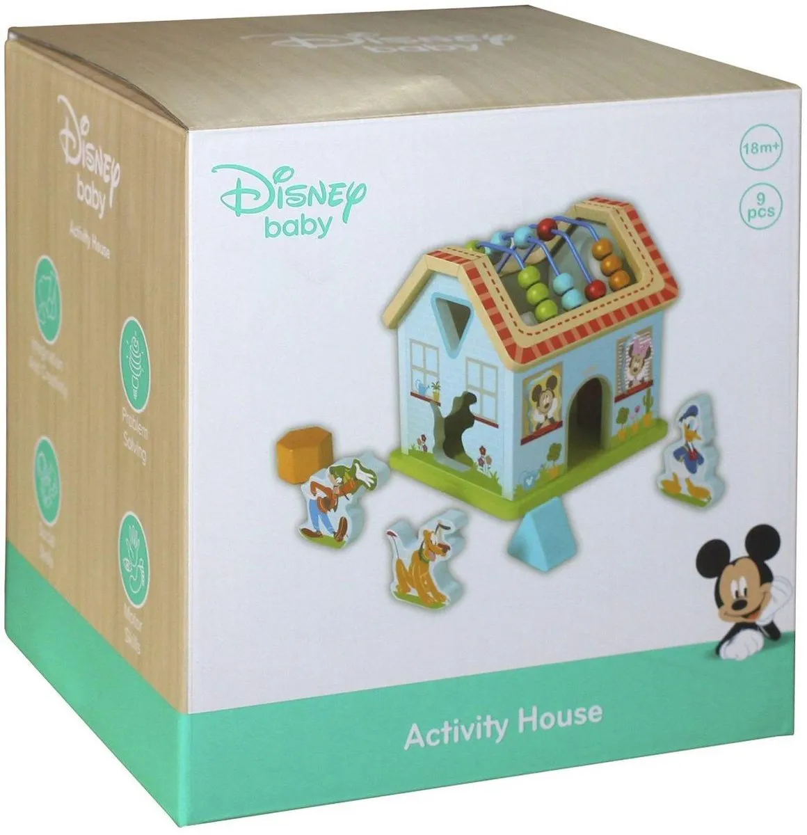 Disney Mickey Mouse Houten Speelhuisje TY050 - Multicolor - afbeelding 2 van 6