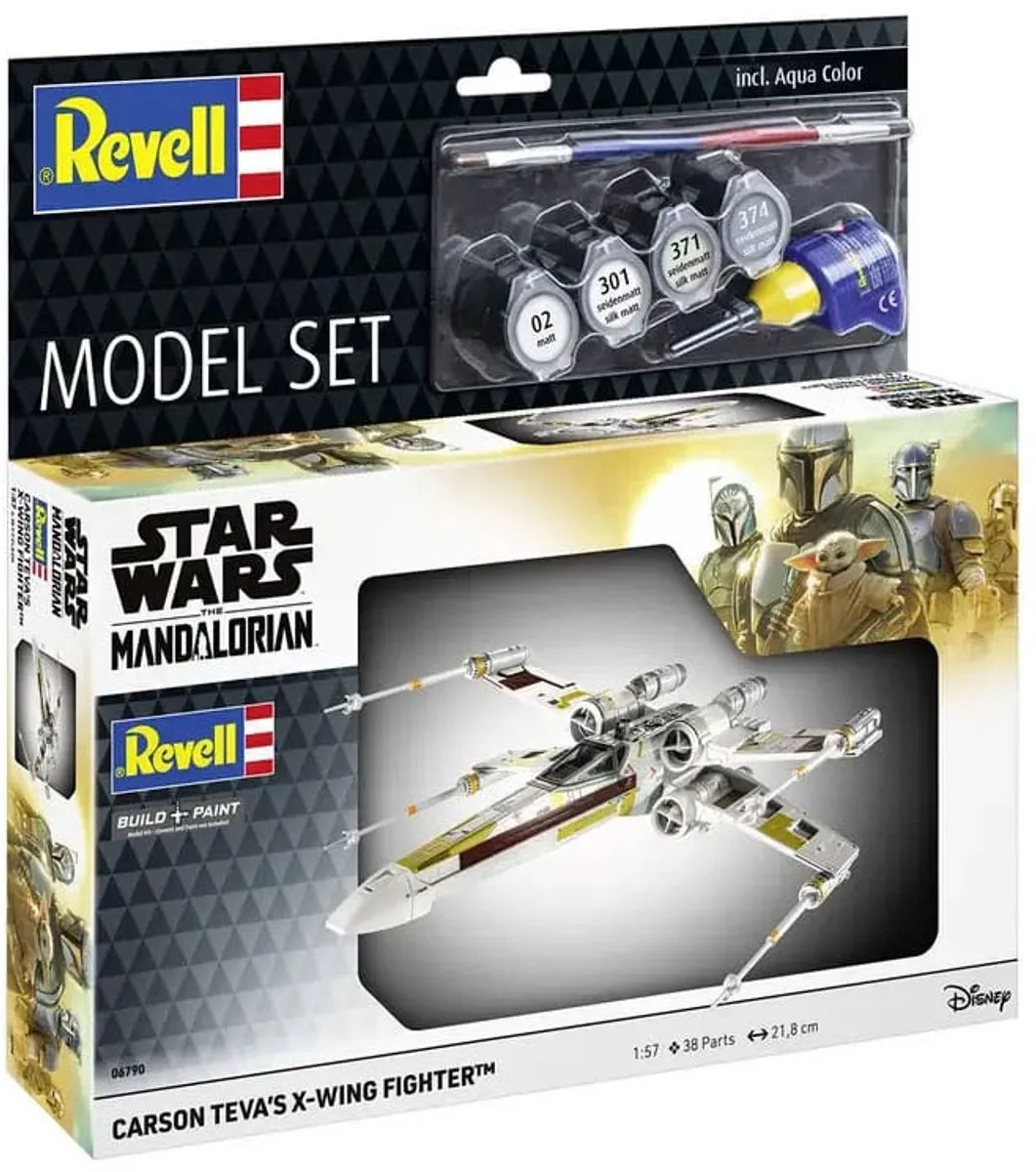 Revell Star Wars The Mandalorian X-Wing Modelbouwpakket 1:50 - 38 Onderdelen - Multi