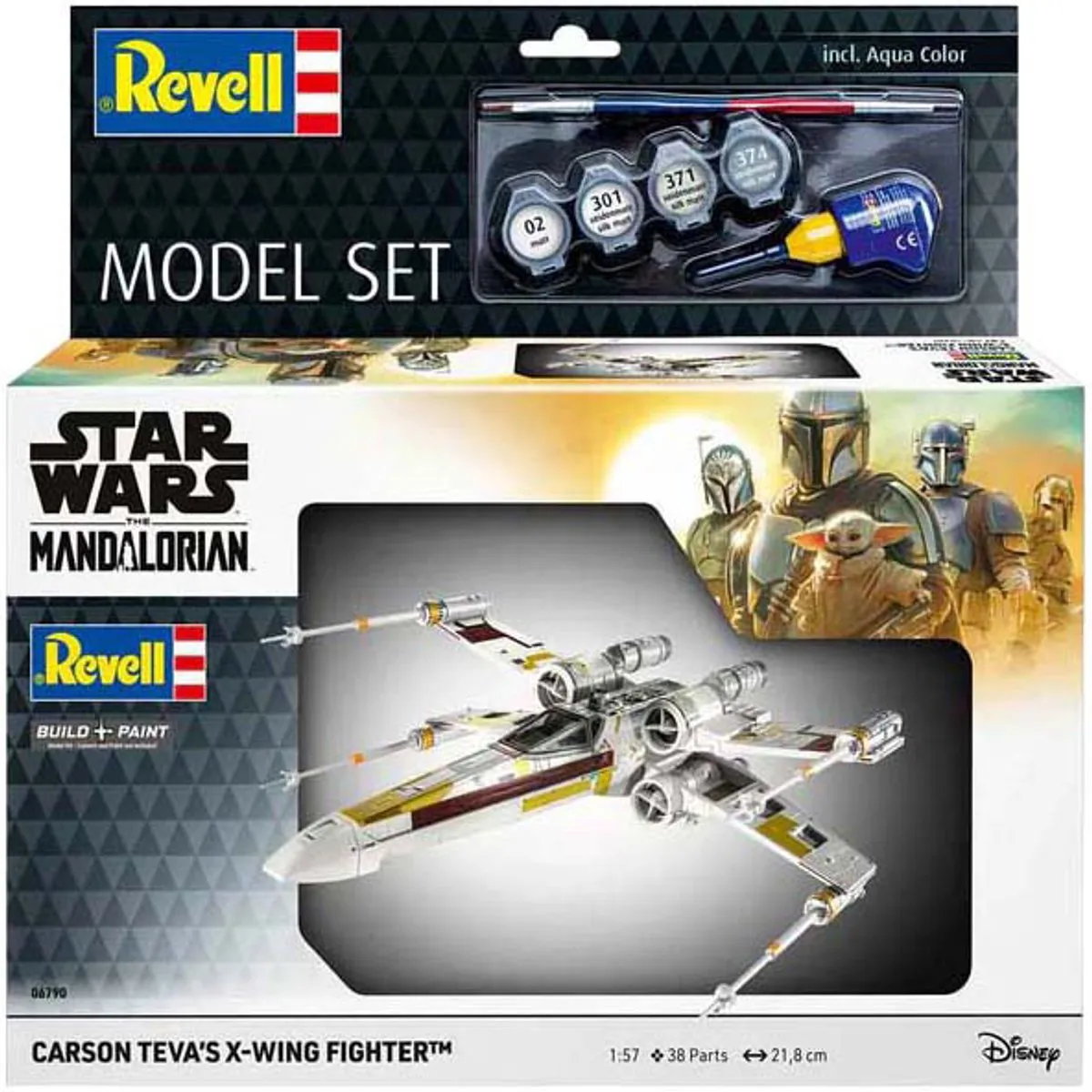 Revell Star Wars The Mandalorian X-Wing Modelbouwpakket 1:50 - 38 Onderdelen - Multi